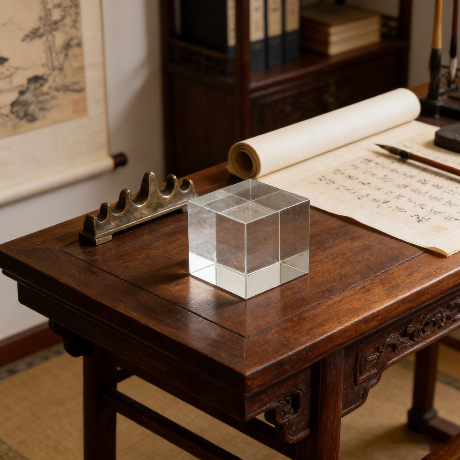 Heavy Clear Square Crystal Pap - đánh giá và giá Paper Weight Crystal