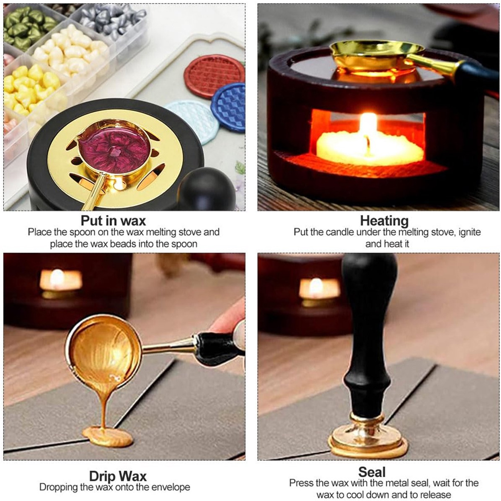 Custom Wax Seal Stamp Kit Pers - đánh giá và giá Wax Seal Stamp Set