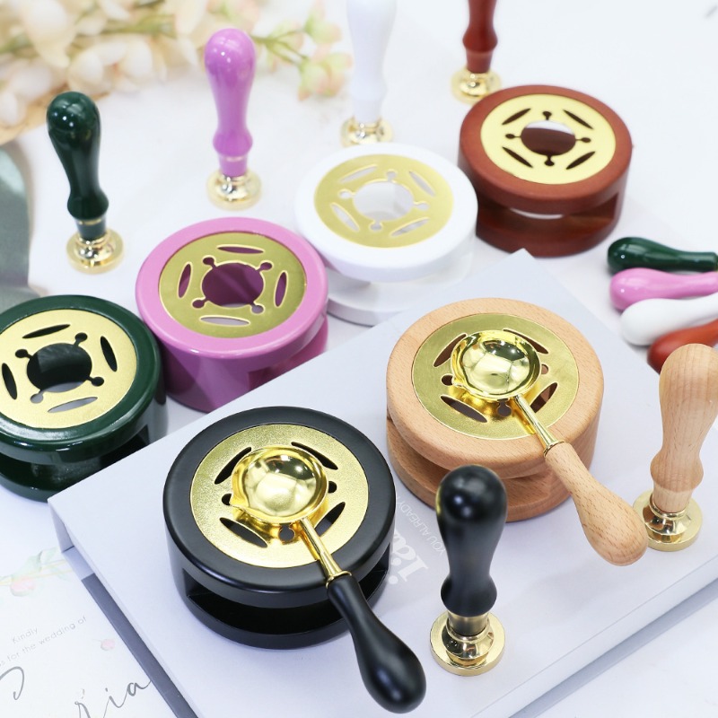 Wax Seal Furnace Kit, Wooden M - đánh giá và giá Wax Seal Stamp Set