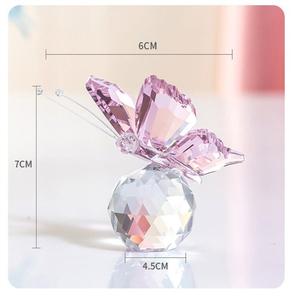 Crystal Butterfly with Ball Fi - đánh giá và giá Paper Weight Crystal