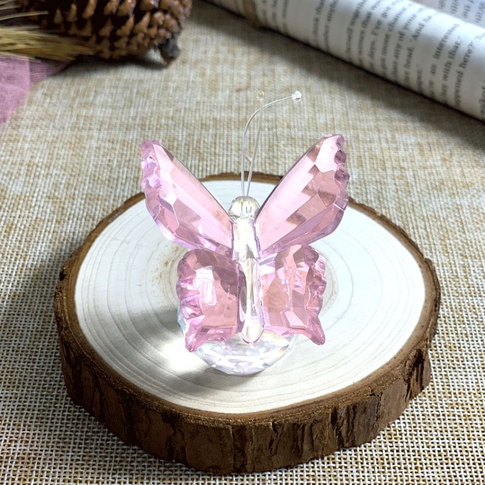 Crystal Butterfly with Ball Fi - đánh giá và giá Paper Weight Crystal