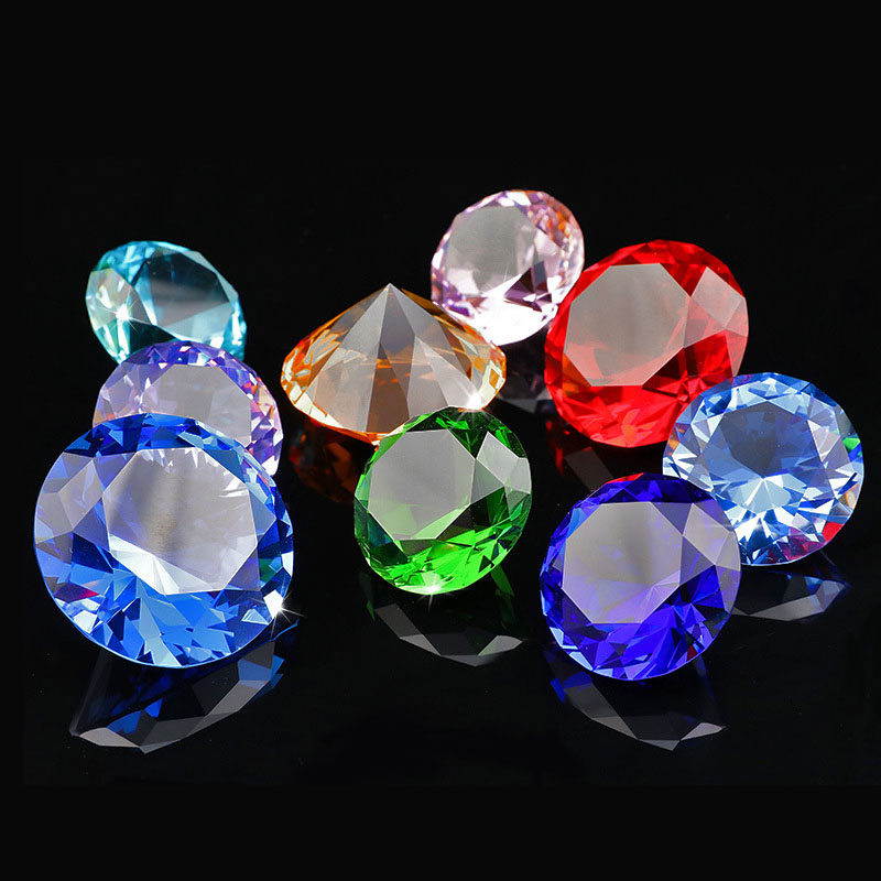 1pcs Crystal Diamond Shaped Pa - đánh giá và giá Paper Weight Crystal