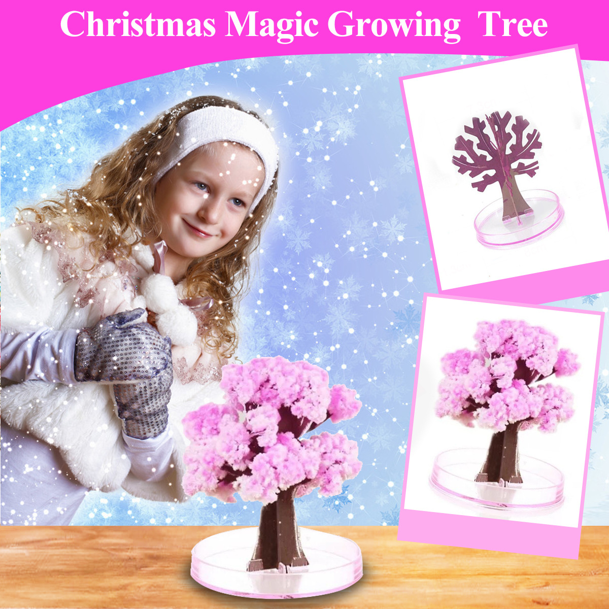 Mini Magic Sakura Miniature Tr - đánh giá và giá Paper Weight Crystal